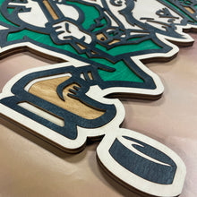 Load image into Gallery viewer, Premium Notre Dame Hockey Leprechaun