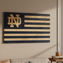 Load image into Gallery viewer, Premium Notre Dame Wooden Flag