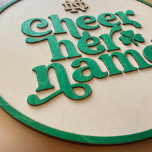 Load image into Gallery viewer, Premium Notre Dame "Cheer Her Name" Wall Art