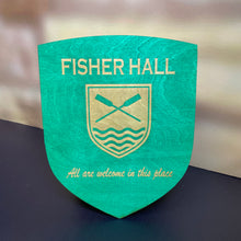 Load image into Gallery viewer, Our Fisher Hall Wall sign measures 16"x 13".
