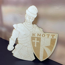 Load image into Gallery viewer, This Knott Hall Wall Sign measures 15" x 15".