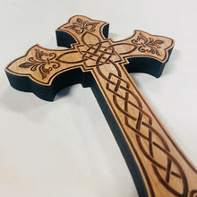 Load image into Gallery viewer, Fleur-de-lis Cross