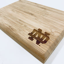 Load image into Gallery viewer, The Cheese Boards are crafted from bamboo, and are the perfect size to serve up your favorite cheese, measuring 8" x 5.5" x .75.