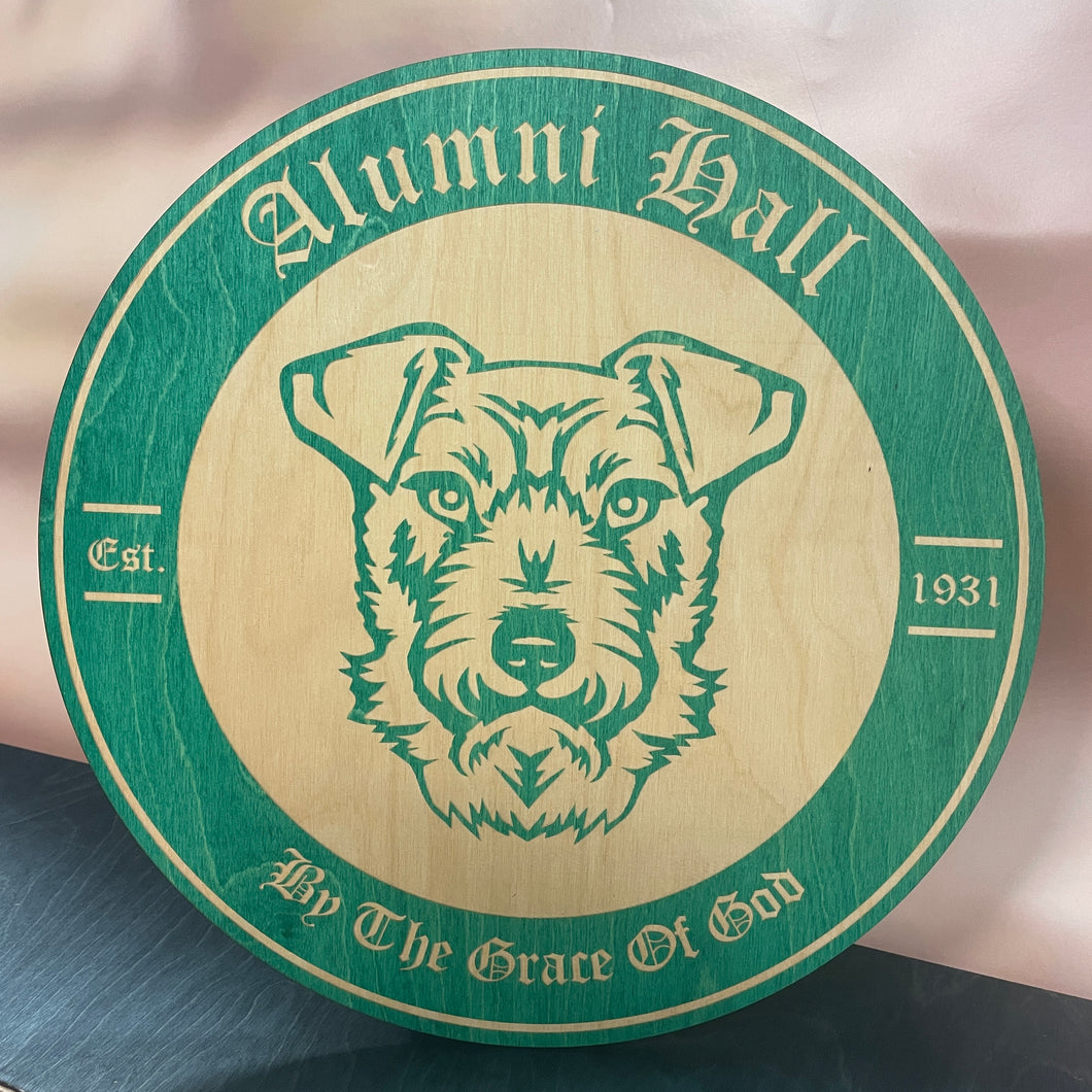 Alumni Hall Seal
