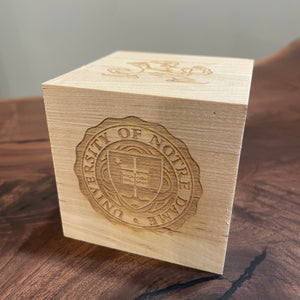 Personalized Notre Dame Baby Block