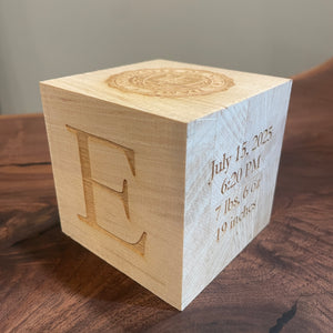 Personalized Notre Dame Baby Block