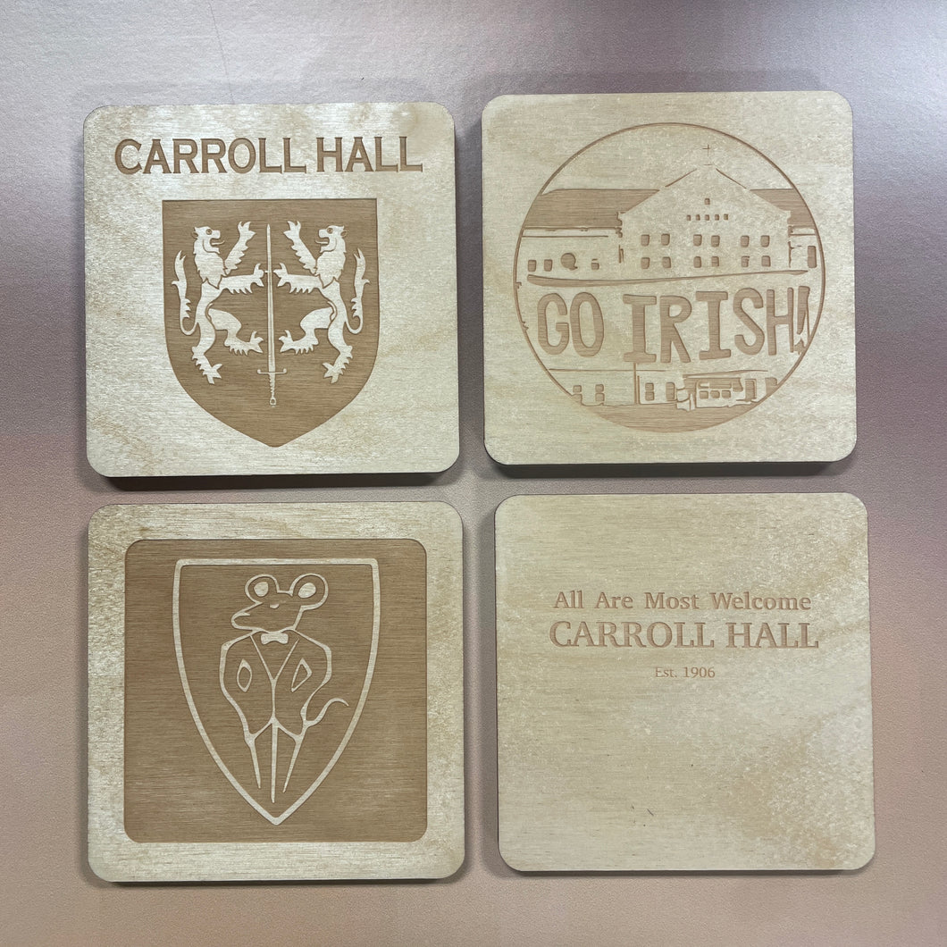 Carroll Hall Coaster Set