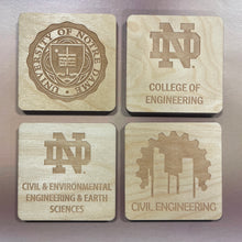 Load image into Gallery viewer, Notre Dame Engineering Program Coaster Sets
