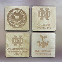 Load image into Gallery viewer, Notre Dame Engineering Program Coaster Sets
