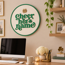 Load image into Gallery viewer, Premium Notre Dame "Cheer Her Name" Wall Art
