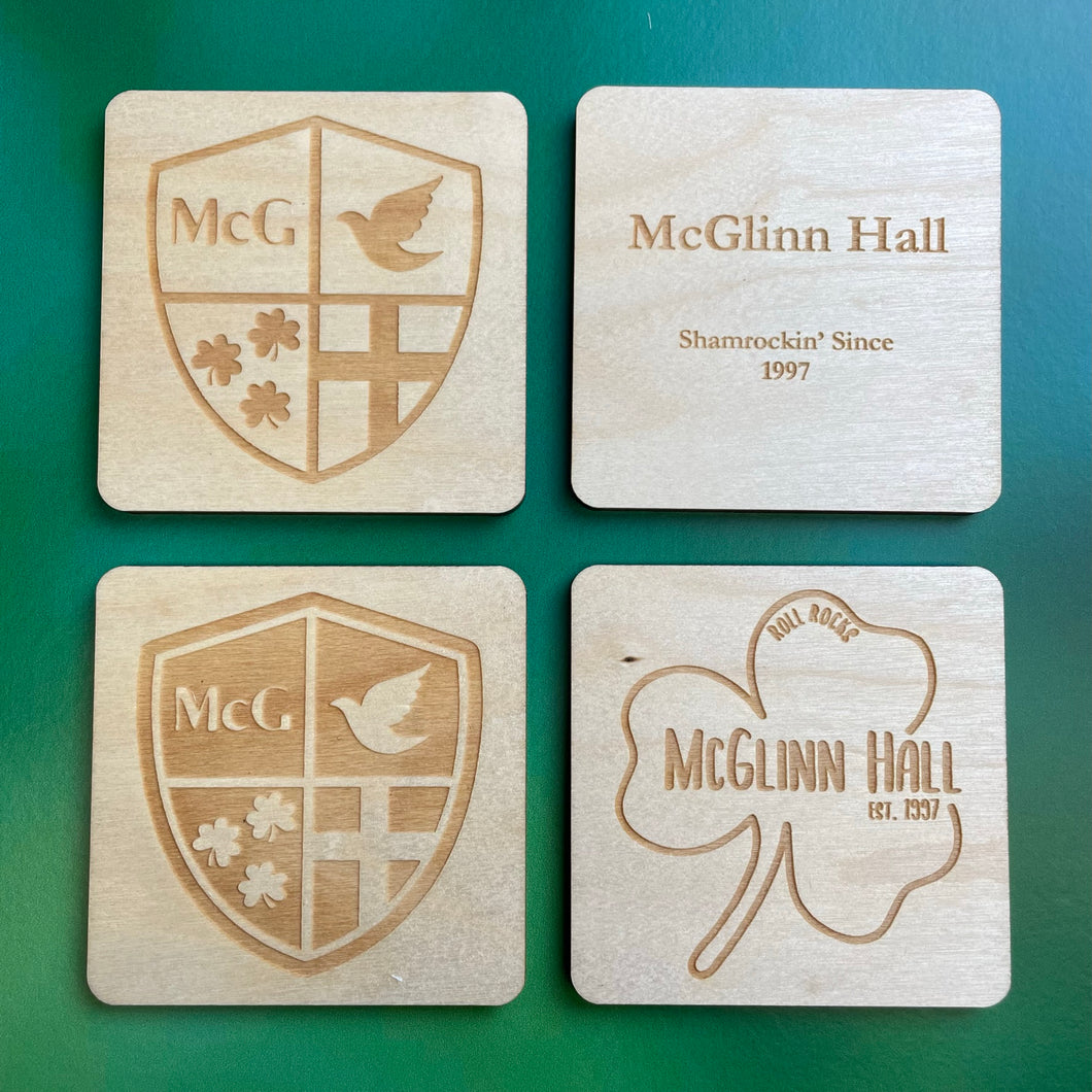 McGlinn Hall Coaster Set