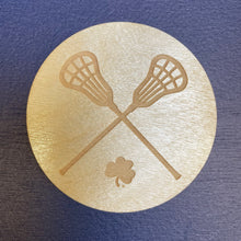 Load image into Gallery viewer, Notre Dame Lacrosse Coaster Set
