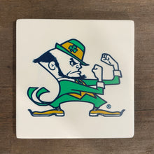 Load image into Gallery viewer, Our stone Notre Dame Coaster Set features full-color art and each coaster measures a substantial 4&quot; x 4&quot; x .25&quot;. 
