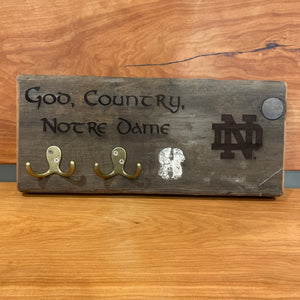 Notre Dame Stadium Bench Key Holder