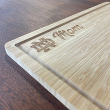 Load image into Gallery viewer, Notre Dame Mom Cutting Board
