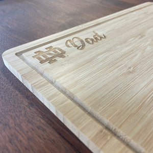 Notre Dame Dad Cutting Board