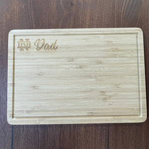 Notre Dame Dad Cutting Board