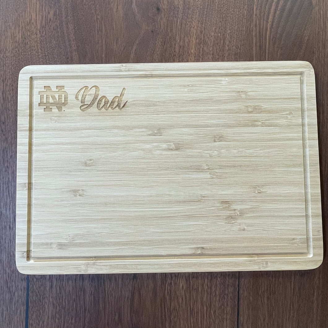 Notre Dame Dad Cutting Board
