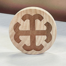 Load image into Gallery viewer, Round Wooden Bottle Opener
