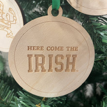 Load image into Gallery viewer, Notre Dame Shamrock Christmas Ornament
