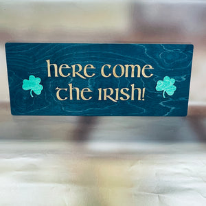 Premium Here Come the Irish Wall Art