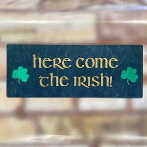 Premium Here Come the Irish Wall Art