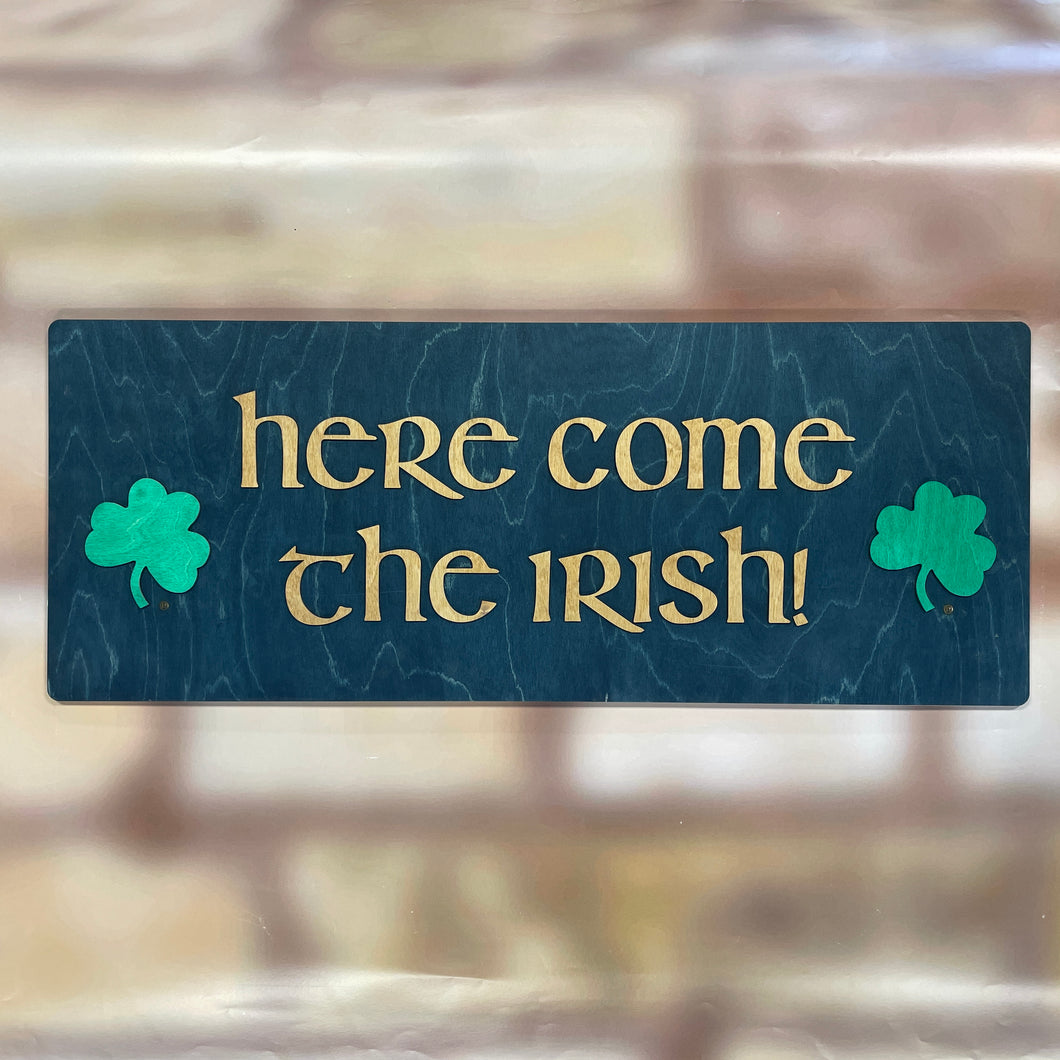 Premium Here Come the Irish Wall Art