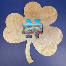 Load image into Gallery viewer, Gold Shamrock with Kathleen Keifer Print - 18&quot;
