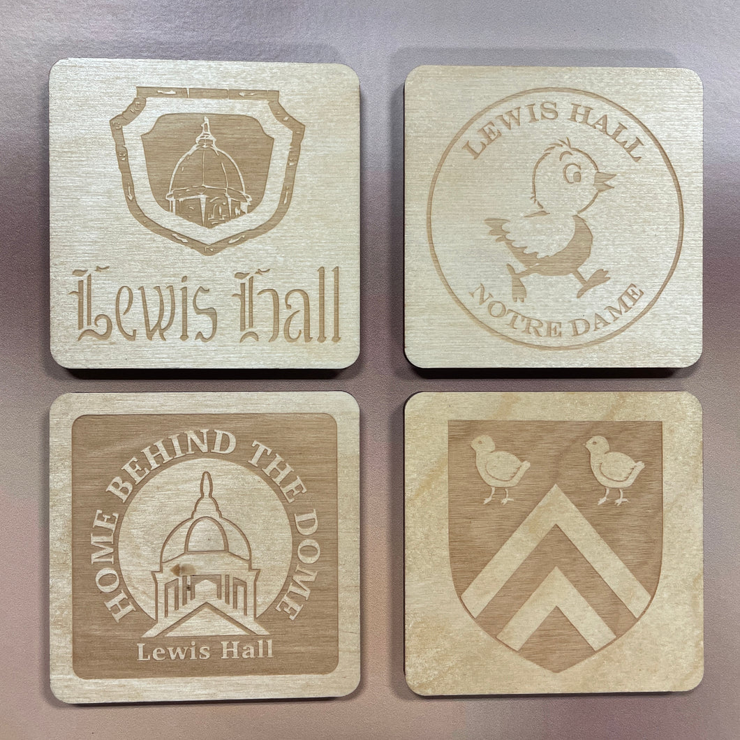 Lewis Hall Coaster Set