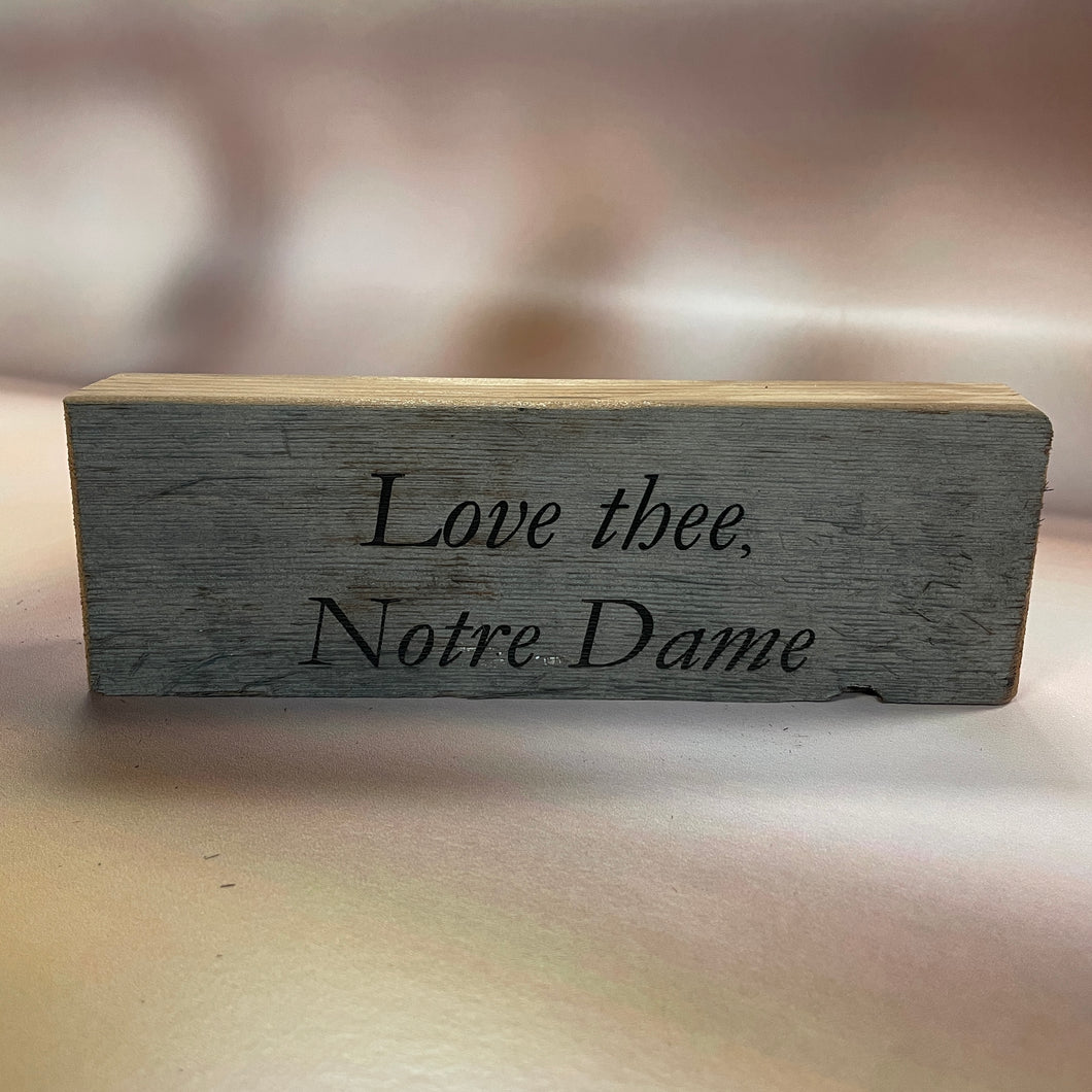 Notre Dame Stadium Bench Desk Accessory