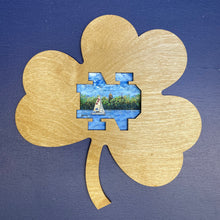 Load image into Gallery viewer, Gold Shamrock with Kathleen Keifer Print - 12&quot;
