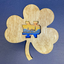 Load image into Gallery viewer, Gold Shamrock with Kathleen Keifer Print - 8&quot;

