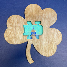 Load image into Gallery viewer, Gold Shamrock with Kathleen Keifer Print - 8&quot;
