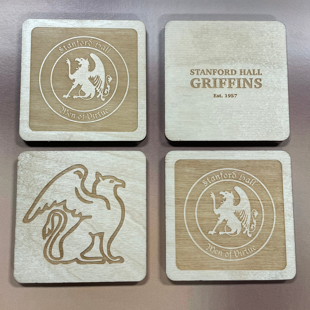Stanford Hall Coaster Set