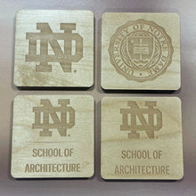 Load image into Gallery viewer, Notre Dame College or School Coaster Sets
