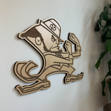 Load image into Gallery viewer, Notre Dame Leprechaun Wall Art
