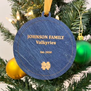 Johnson Family Hall Christmas Ornament