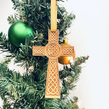 Load image into Gallery viewer, Celtic Cross Christmas Ornament
