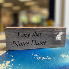 Load image into Gallery viewer, Notre Dame Stadium Bench Wood Desk Accessory
