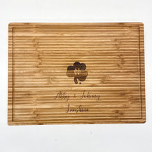 Load image into Gallery viewer, Notre Dame Shamrock Cutting Board
