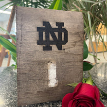 Load image into Gallery viewer, **RENTAL ONLY** Notre Dame Stadium Bench Wood Table Numbers
