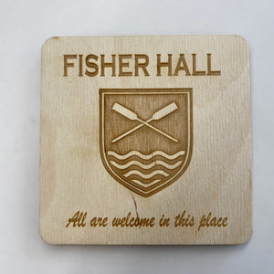 Fisher Hall Coaster Set