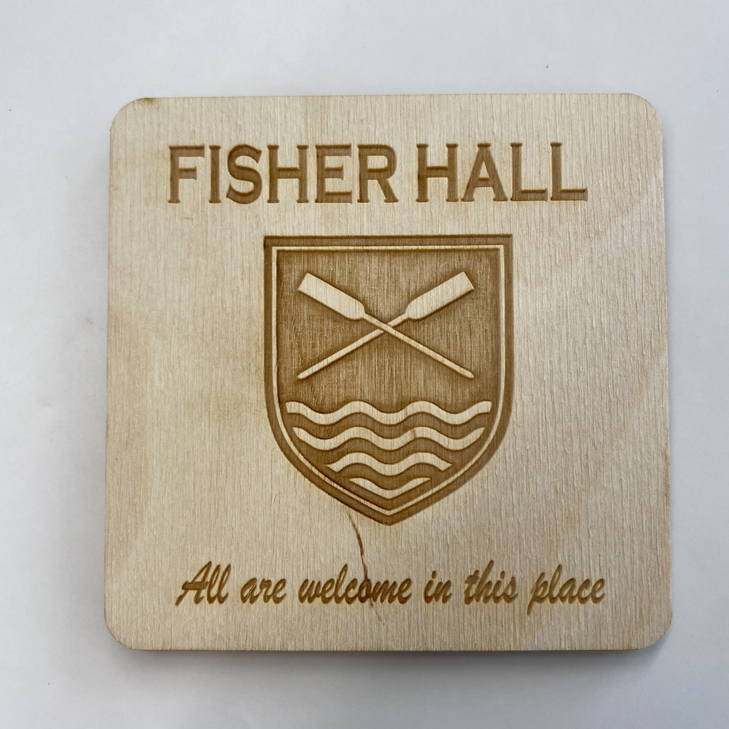 Fisher Hall Coaster Set