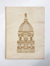 Load image into Gallery viewer, Notre Dame Golden Dome Laser Print
