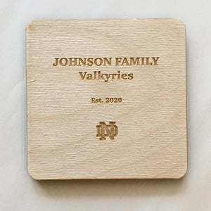 Johnson Family Hall Coaster Set