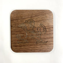 Load image into Gallery viewer, Notre Dame Coaster Set - Walnut
