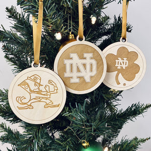 Notre Dame Christmas Ornament Set