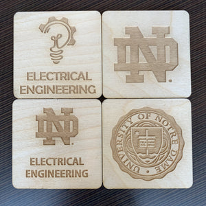 ND Electrical Engineering Coaster Set