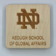 Load image into Gallery viewer, ND Keough School of Global Affairs Coaster Set
