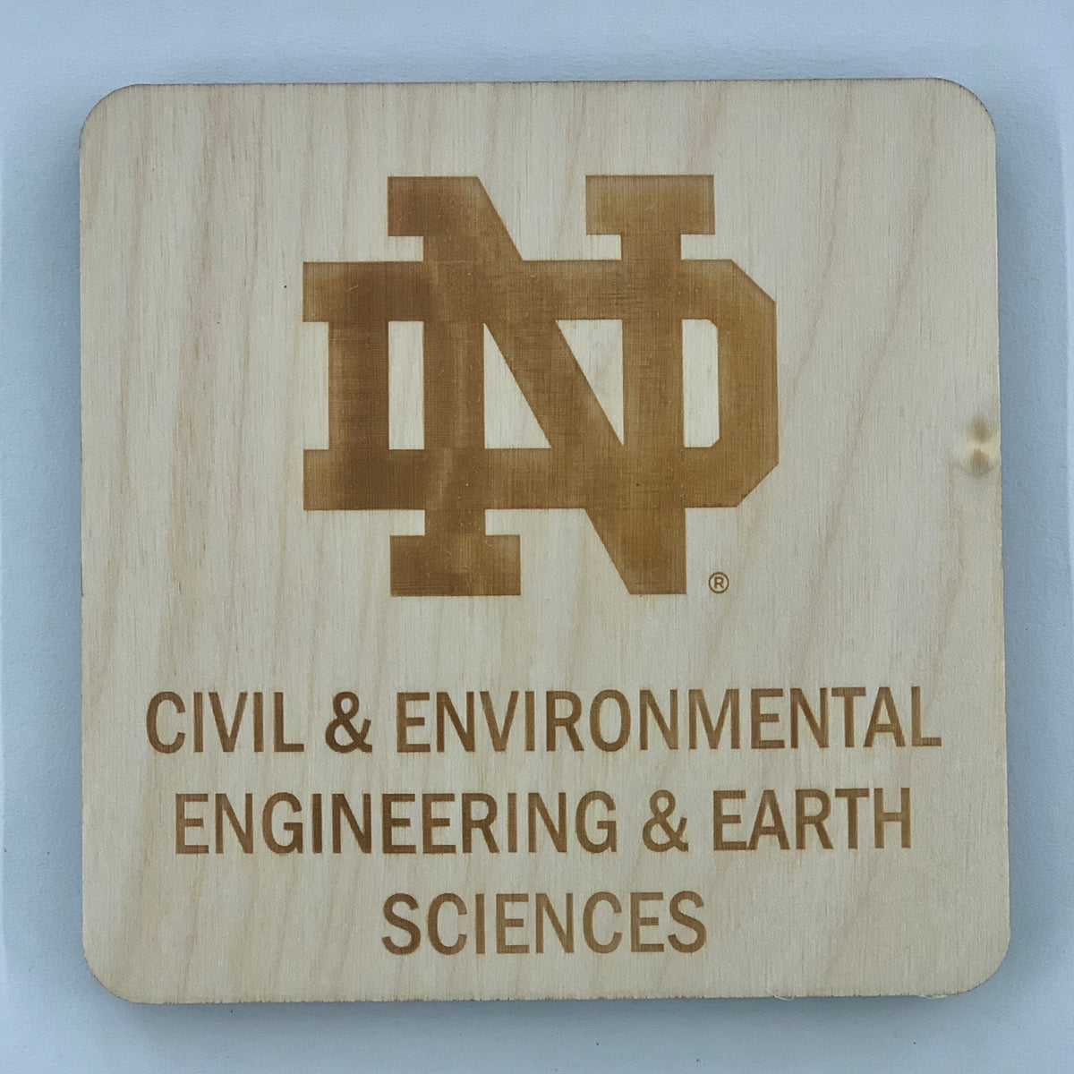 ND Environmental Engineering Coaster Set – Irish Woodworks